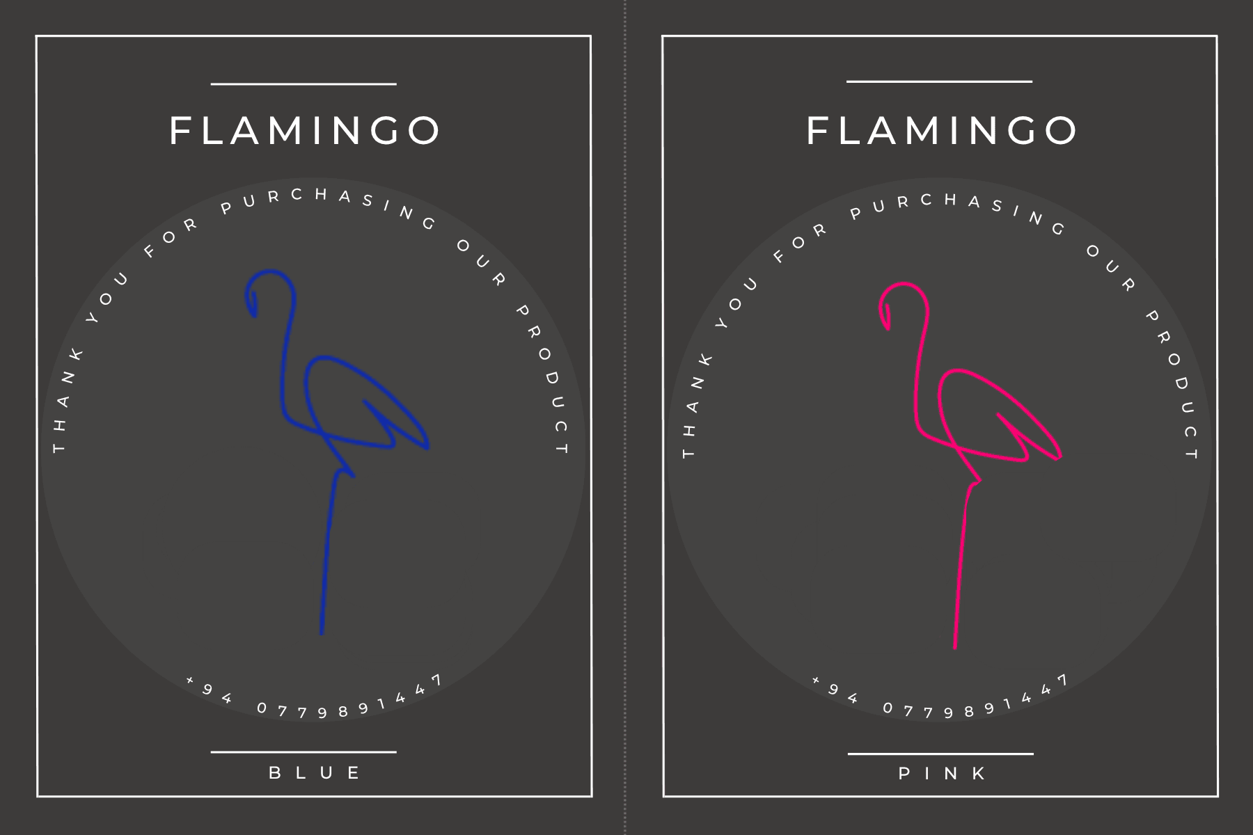 Flamin — Shirt tag — back