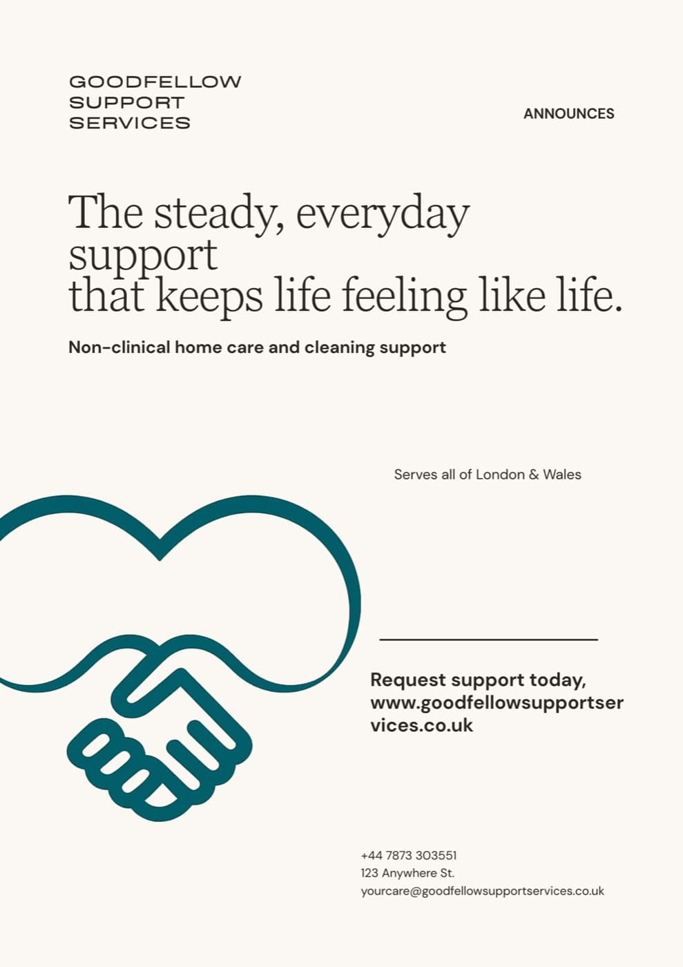 Goodfellow — The steady, everyday support