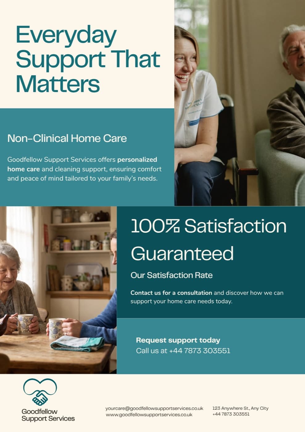 Goodfellow Support Services flyer
